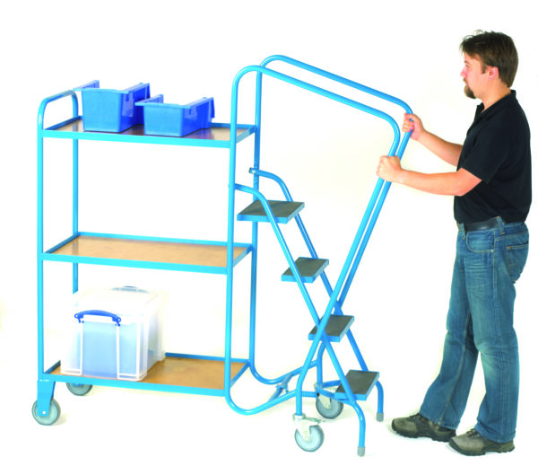 GS Approved Order Picking Trolley - 4 Steps