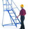 Fort® Tilt 'N' Push Steps - Optional Retro-fit Lifting Barrier - Painted - Certified to BS EN 131 Professional