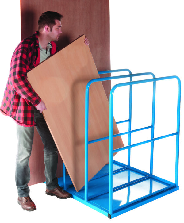Vertical Sheet Rack - 3 Section - with Base