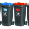 Wheeled Bins - Recycling Centre - Set of 4