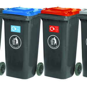 Wheeled Bins - Recycling Centre - Set of 4
