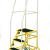 Fort® 'Duplex' Weight Reactive Mobile Steps -  4 Step - Yellow Inner Frame - Phenolic Treads