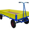 Hand Drawn Truck C/W Steel Sides/Ends - 2000 X 1000 - 400Mm Pneumatic