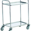 Stainless Steel Shelf Trolley - 2 Shelf