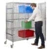 Chrome Wire Security Trolleys - Large