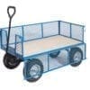 Platform Truck With Reach Compliant Wheels - Mesh Sides
