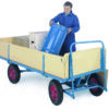 T/Table Truck C/W Sides/Ends - Plywood - 1000Kg - 2000 X 1000 - Pneumatic