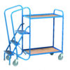 Standard Order Picking Trolley - 2 Plywood Trays