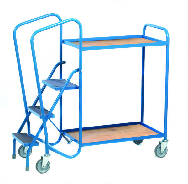Standard Order Picking Trolley - 2 Plywood Trays