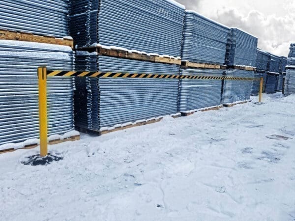 Weatherproof barriers - Messaged - 4900mm Belt Length